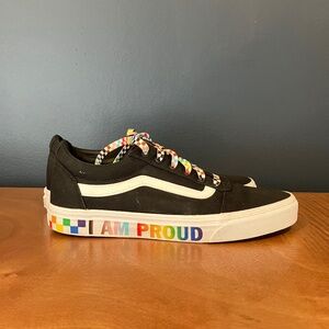 Vans Limited edition "I Am Proud" Pride sneakers. Women's size 10